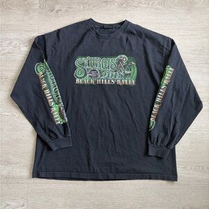Sturgis 2018 Black Hills Rally Black Long Sleeve Shirt